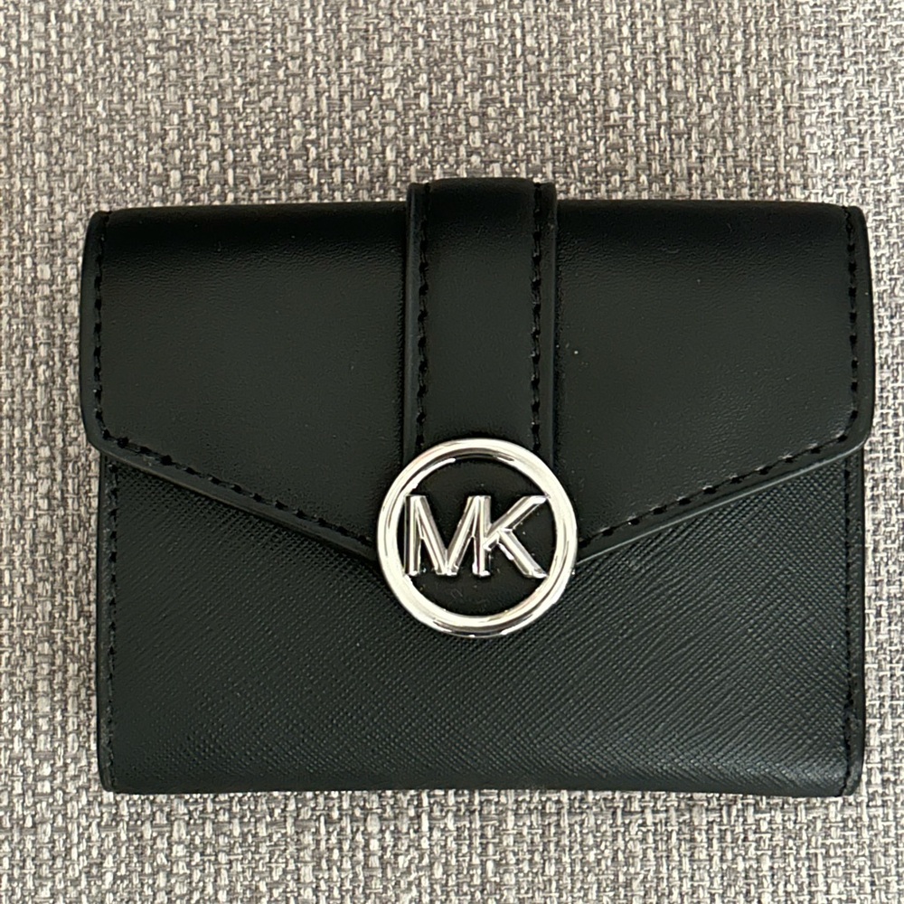 Michael Kors Black Saffiano Leather Wallet